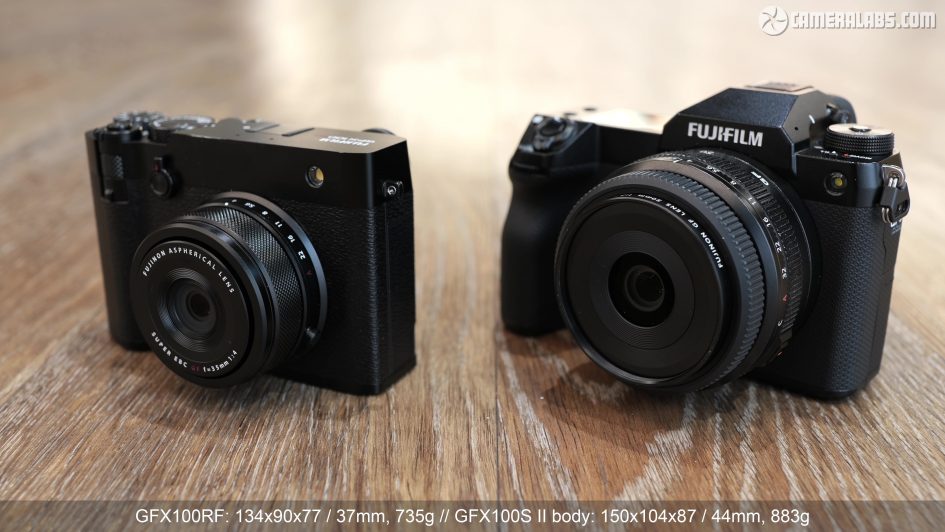 fujifilm-gfx100rf-vs-gfx100sii-size-front